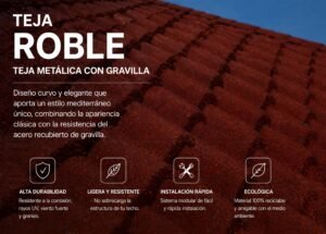 Modelo Roble - Teja Stone Coated